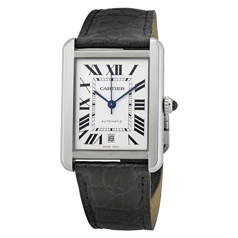 cartier mechanical watch|pre owned Cartier tank solo.